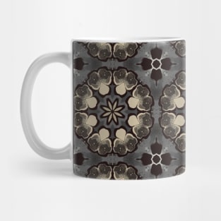 Star shaped black and white pattern - WelshDesignsTP002 Mug